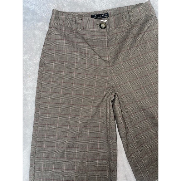 Women’s Light Green Plaid Tailor B. Moss Capri Slacks 💚 - Picture 2 of 16